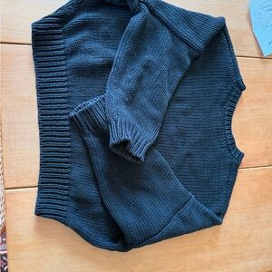 Babaa Black Crew Neck Sweater